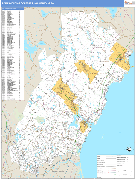 Portsmouth-Rochester Metro Area Digital Map Basic Style